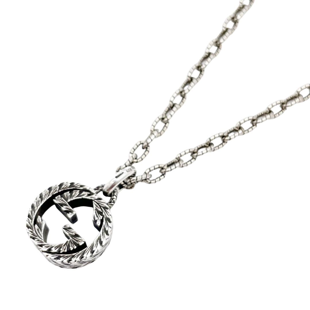 GUCCI グッチ インターロッキングG ペンダント ネックレス