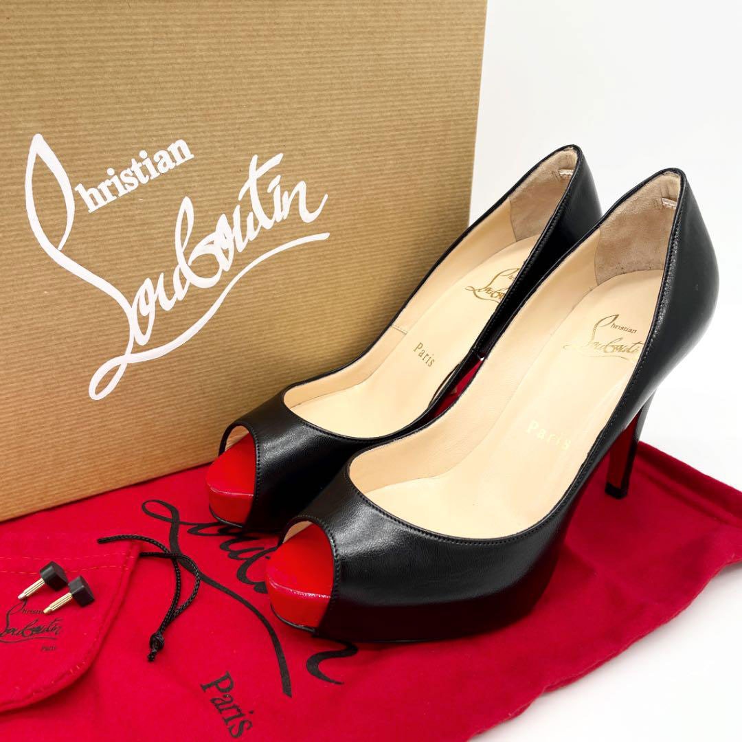 Christian Louboutin クリスチャンルブタン オープントゥパンプス