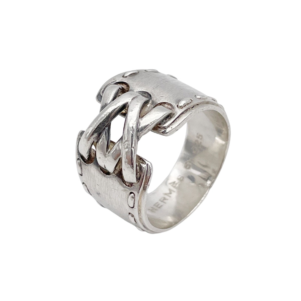 HERMES エルメス メキシコリング 指輪 925 シルバー #51(約11号