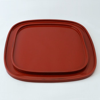 根来塗くつわ盆｜漆器の島安【うるわしうるし】根来塗、食器、テーブル