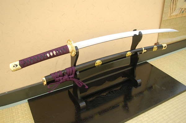 20寸水かけ紋様武士刀『魔葵』武具刀装具日本刀模造刀 居合刀