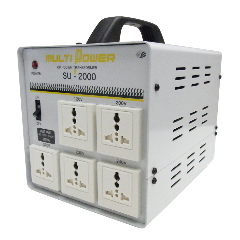 予約受付品】SU-2000-DN 海外国内用 2000W 変圧器 アップダウン