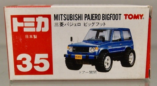 新品] 日本製 トミカ 35-3 三菱 パジェロ ビッグフット | トミカ 赤箱