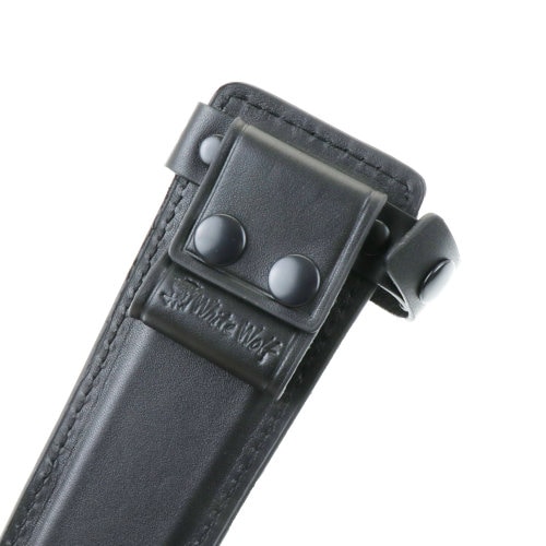 本革製 鍔付警棒用ホルスター H01 | 護身用品,特殊警棒