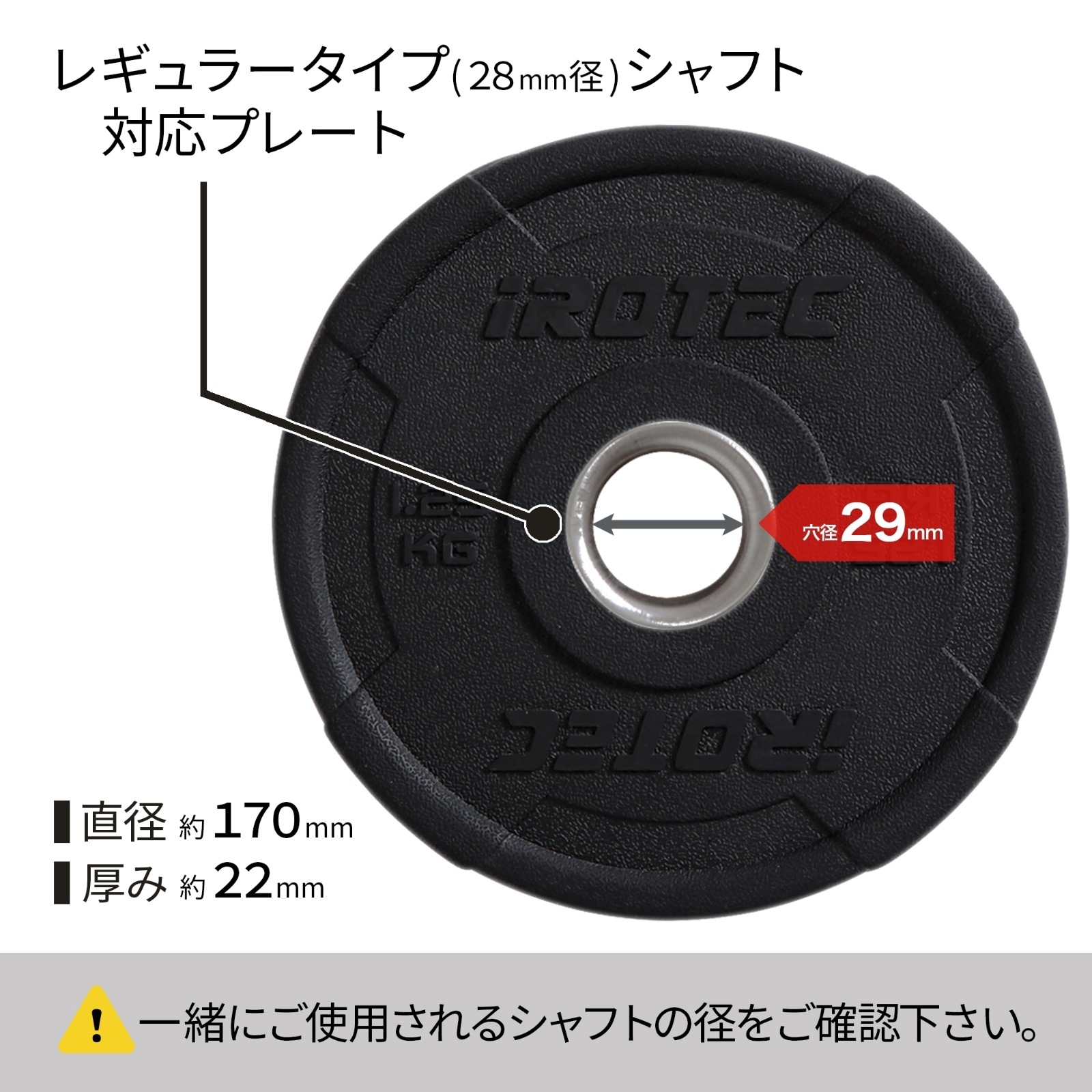 iROTEC アイロテック プレート 10kg 2枚セット 28mm アイロテック 10kg