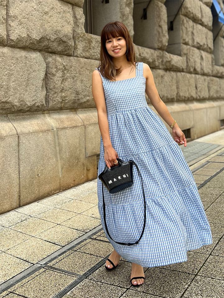 ギンガムチェックサマードレス｜リゾート気分高まる夏の主役ワンピ