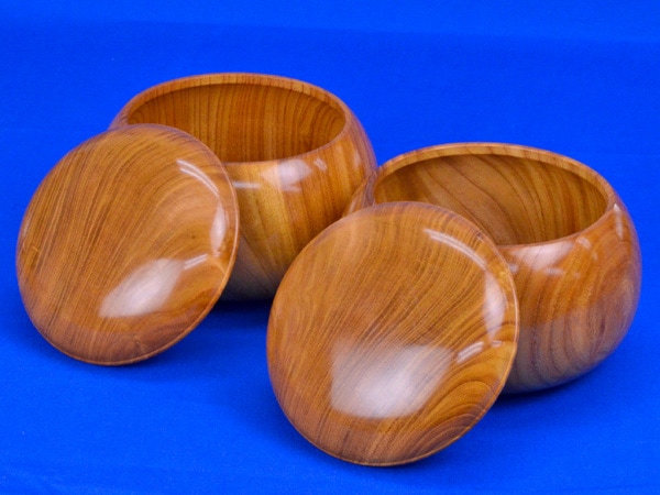 囲碁 木製碁笥 欅 超特大 ※蛤碁石40号まで収納可能 | 碁笥・碁笥箱