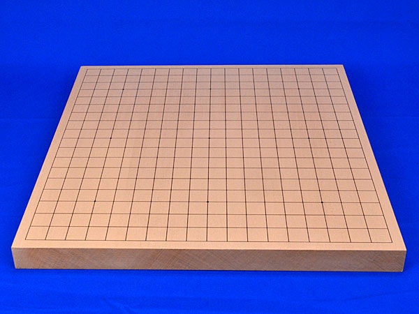 囲碁セット 新桂1寸ハギ卓上碁盤セット(ガラス碁石桜・プラ角箱