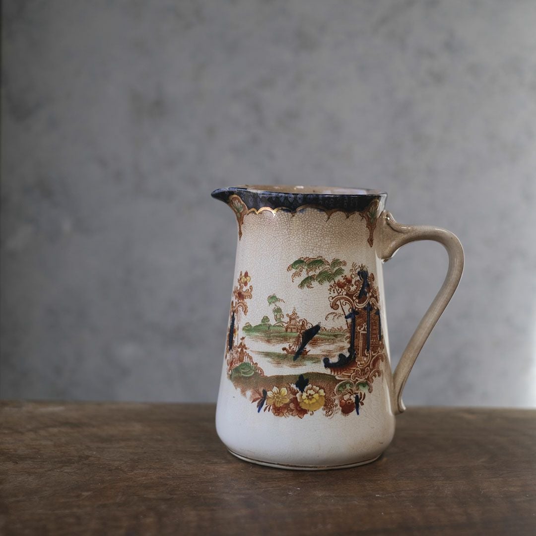 アンティーク ジャグ ヴィクトリアン イギリス 陶器 水差し の通販