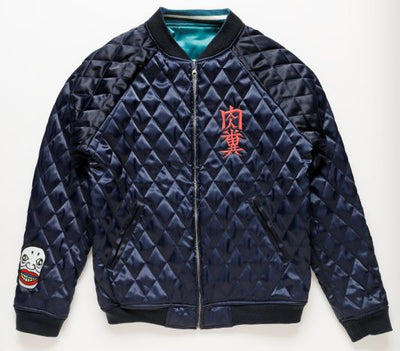 パンクドランカーズxくっきー】スカジャン ネイビー&グリーン – FANY Mall