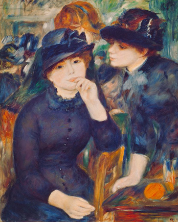 黒い服の娘たち Young ladies in black. About 1881. | ピエール