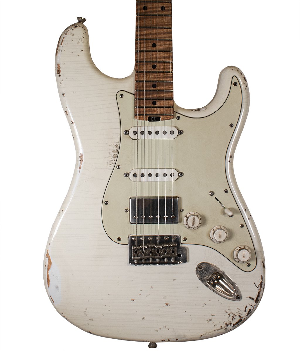 Iconic Guitars Vintage Modern Strat Olympic White Electric Guitar