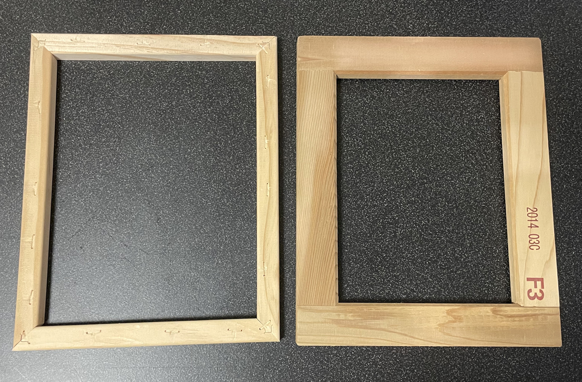 額縁 F100 油絵画材 木枠 油彩画用木枠 F100号 油彩画用木枠 F100号