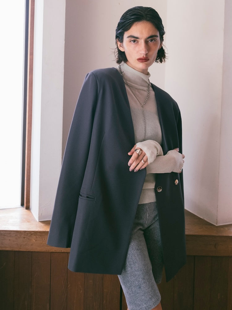Collarless Jacket｜カラーレスジャケット – MARTE