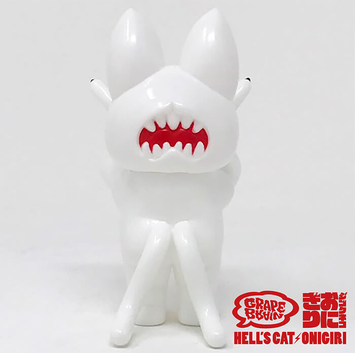 Hell's Cat Onigiri - White by Grape Brain — Martian Toys