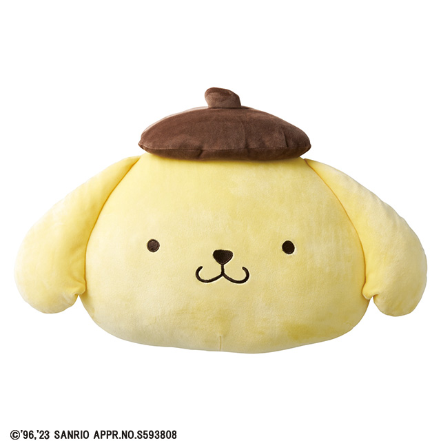 サンリオ ポムポムプリン フェイスクッション/プリン ダイカット