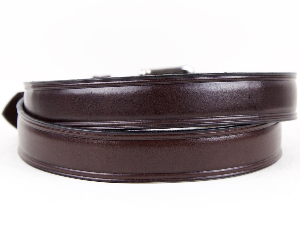 Brown Leather Dress Belt | Handmade in Seattle | Marakesh Leather
