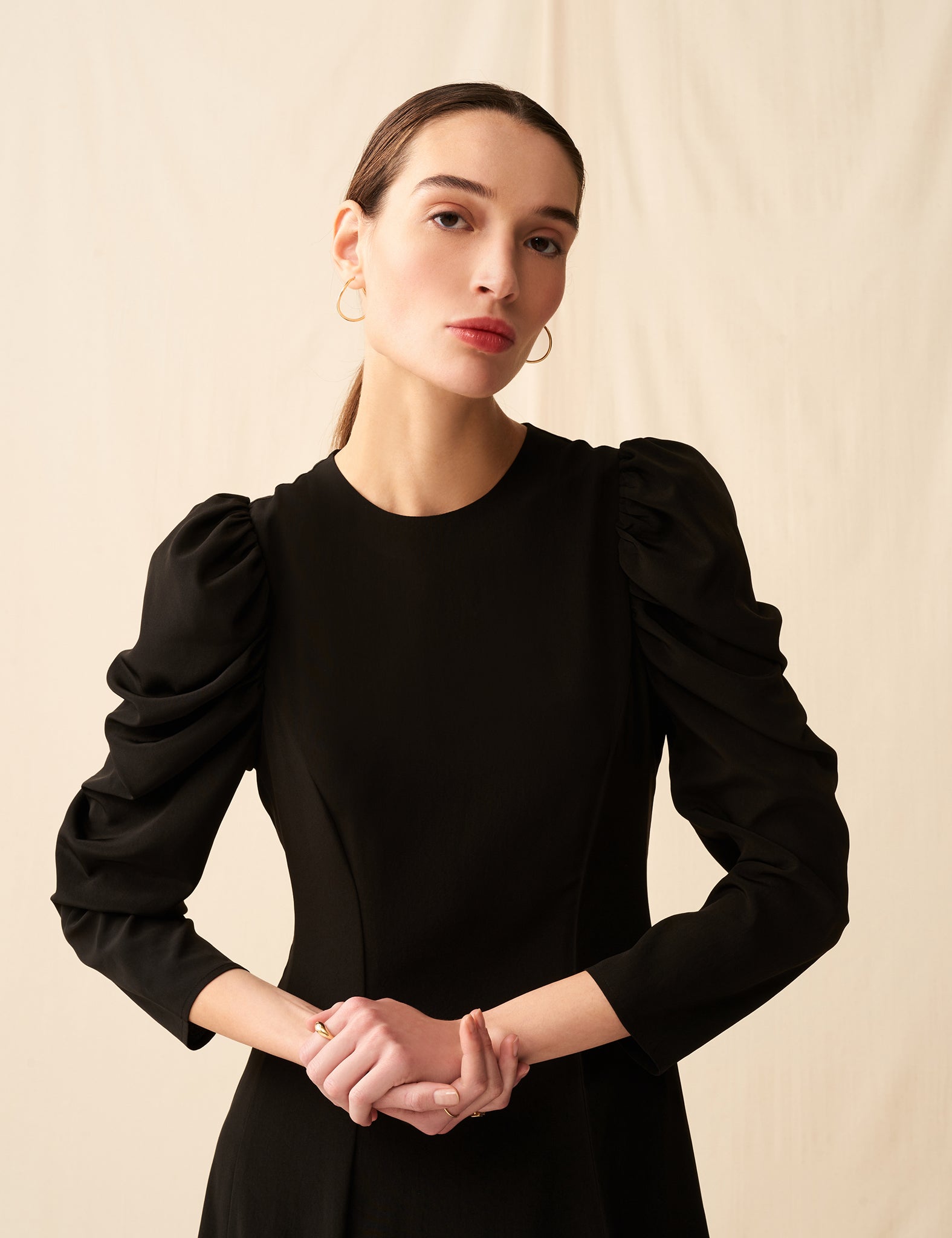 MARIHA(マリハ) セレナーデのドレス (長袖) Black シティードレス