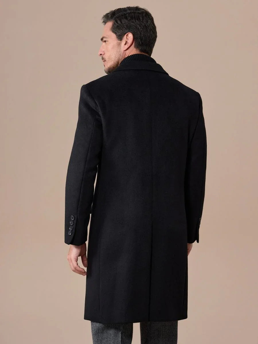 Marini Wool Blend Chesterfield Overcoat – MARINI