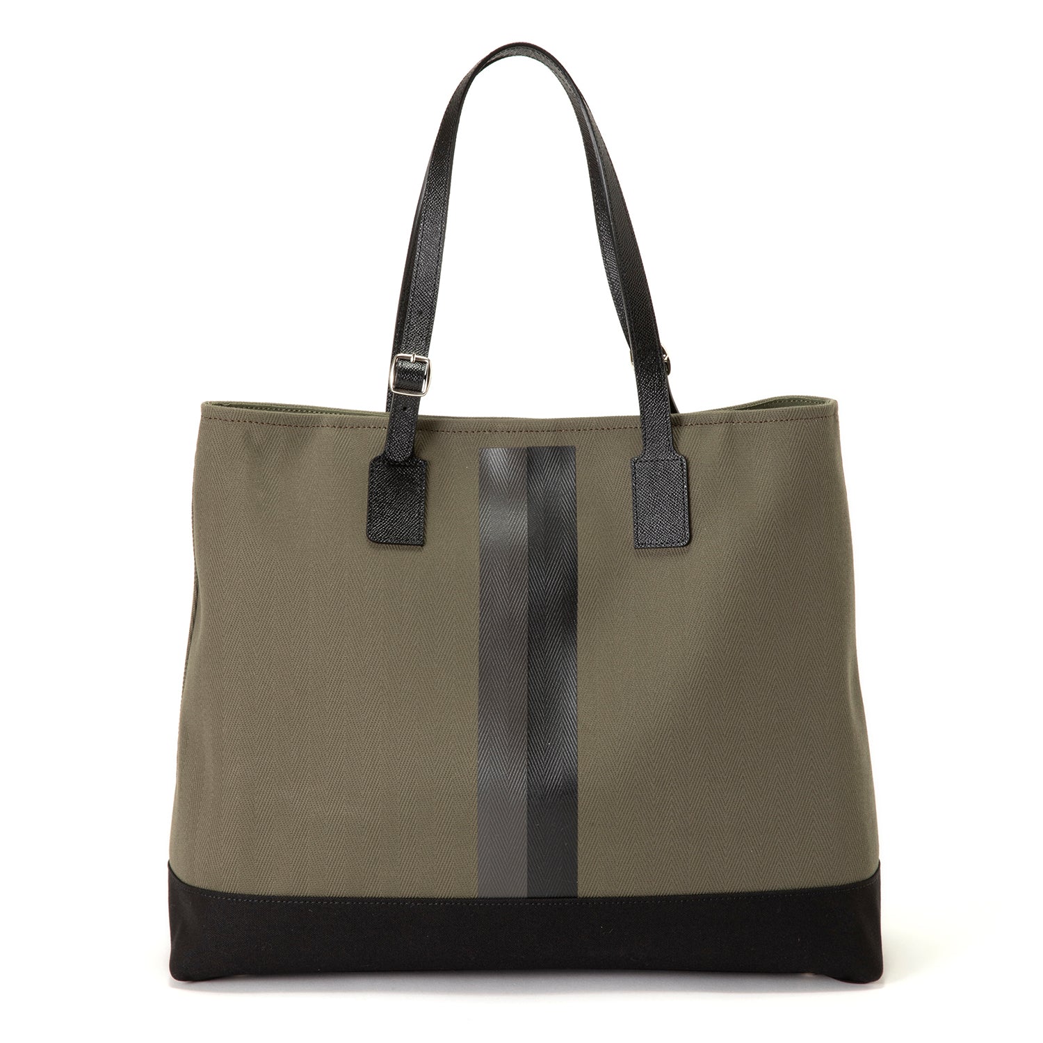 ETELA | エテラ エクストララージトートバッグ(CENTER TWOTONE PRINT)