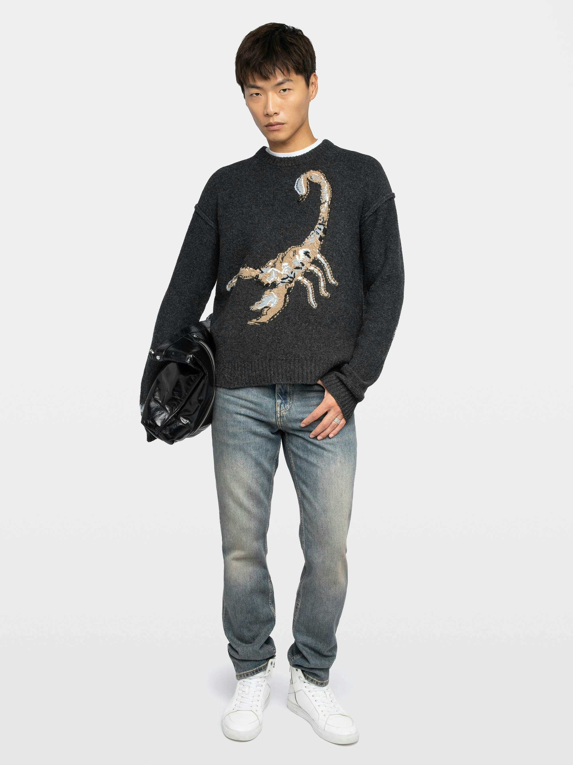 Marko Scorpion Sweater in Merino Wool | Zadig&Voltaire
