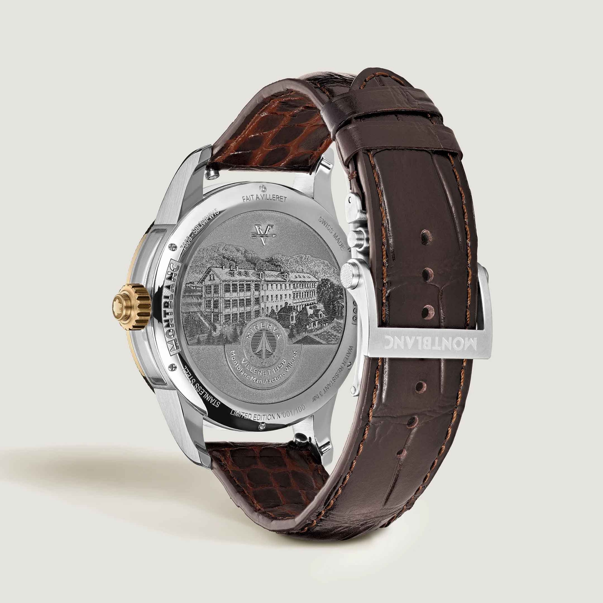 Buy your Montblanc 1858 The Unveiled Minerva Chronograph - Limited