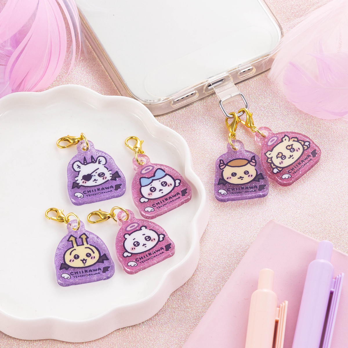 追加販売】ちいかわ てんし♡あくま ミニラメアクリルチャーム （全6種