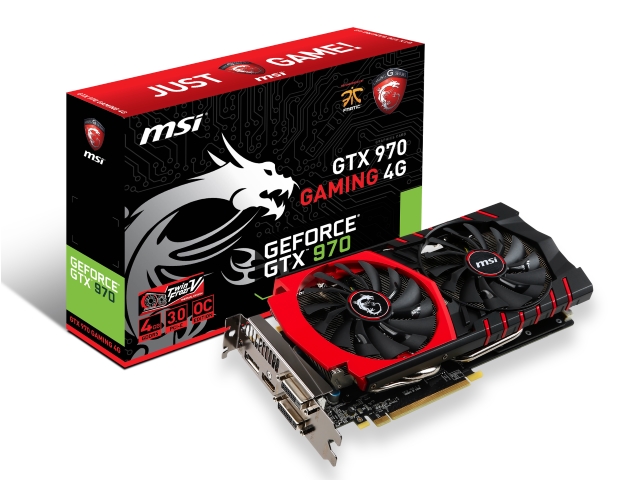 MSI GTX 970 GAMING 4G P Twin Frozr GeForce GTX 970 4GB 256-bit