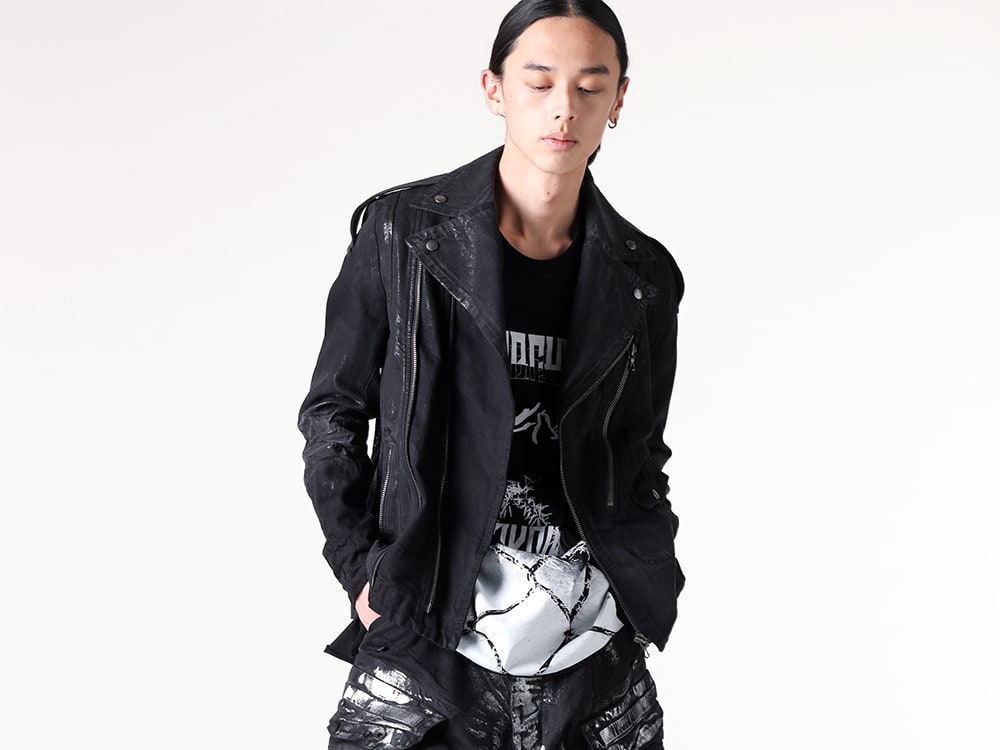 JULIUS 2025PS コーティングデニム 2カラースタイリング -FASCINATE