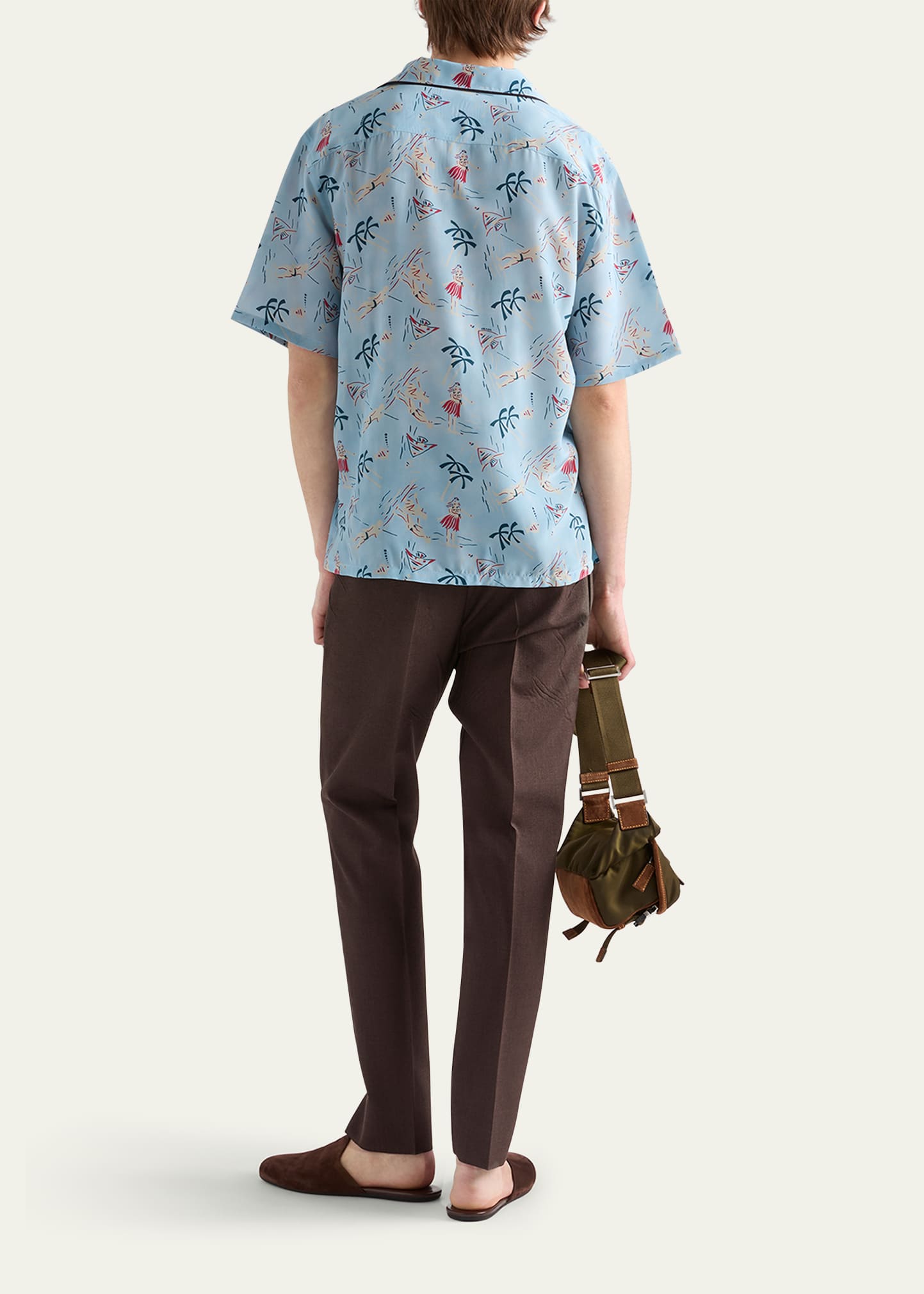 トップス PRADA / Aloha Pattern Shirts / 14ss Prada Men's Hawaiian