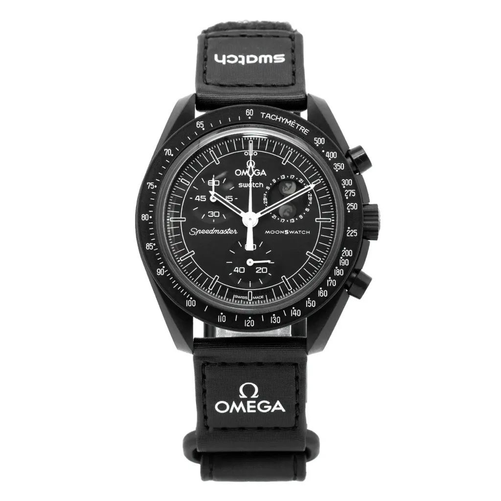 Swatch x Omega Mission To The Moonphase Snoopy Black