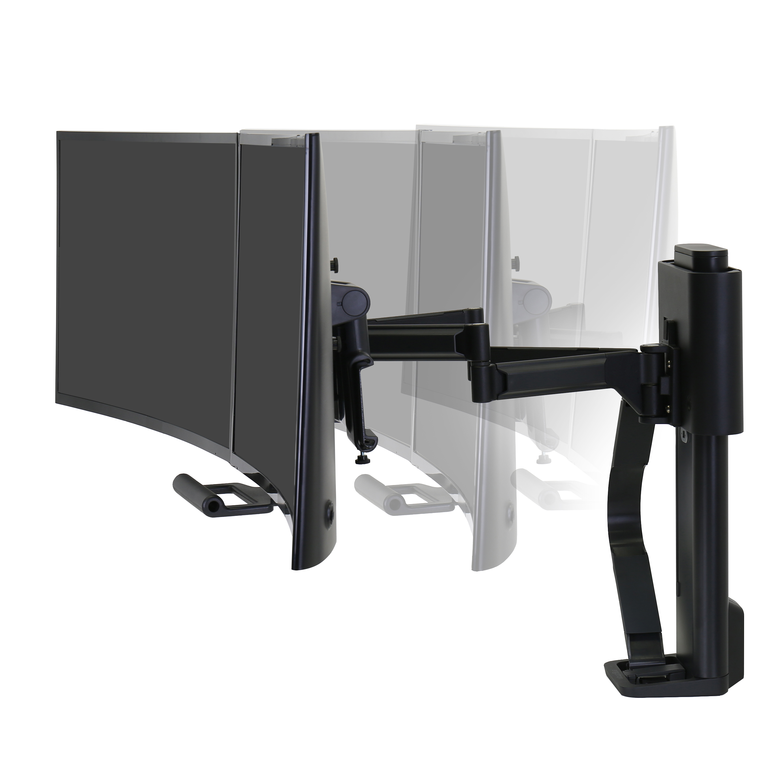 Ergotron TRACE Dual Monitor Mount | Multi-Monitor Stand