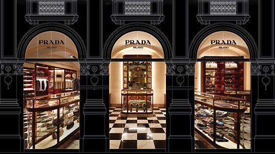 ミラノ・ガレリアがプラダ色に染まる！ | GQ JAPAN