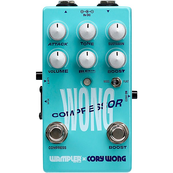Wampler Cory Wong Compressor Effects Pedal Teal | Guitar Center