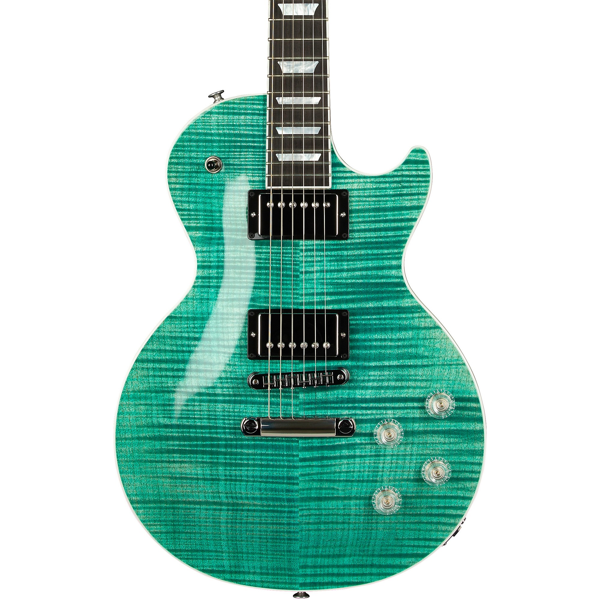 Gibson Les Paul Modern Figured Electric Guitar Seafoam Green