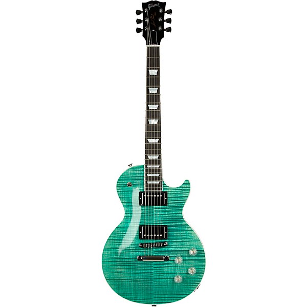 Gibson Les Paul Modern Figured Electric Guitar Seafoam Green