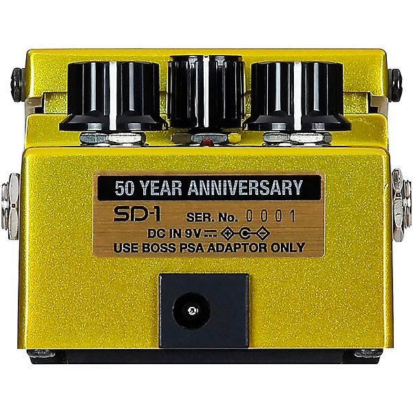 BOSS SD-1-B50A Super Overdrive 50th Anniversary Effects Pedal