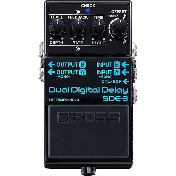 BOSS SDE-3 Dual Digital Delay Effects Pedal Black | Guitar Center