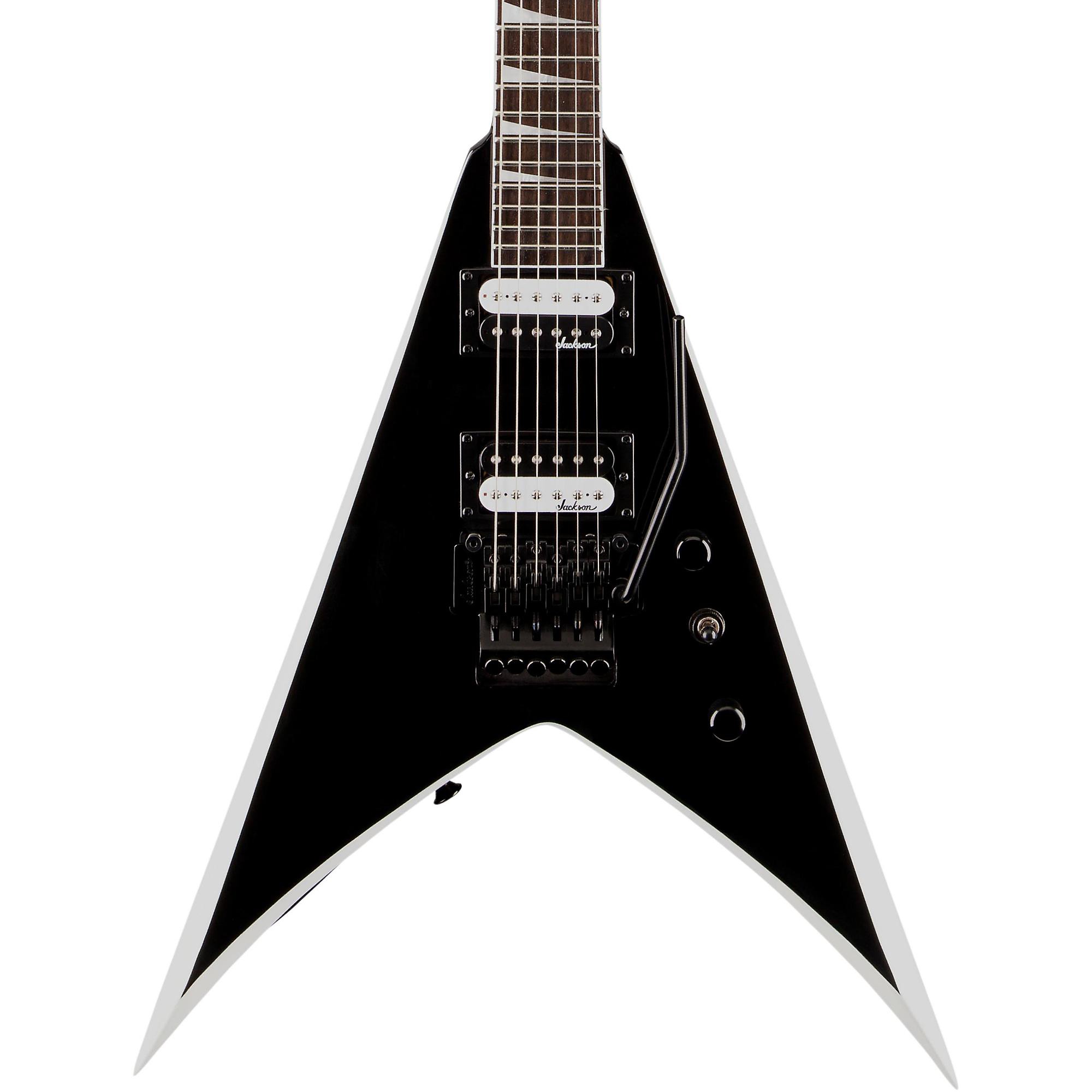Open Box Jackson JS32 King V Electric Guitar Black with White