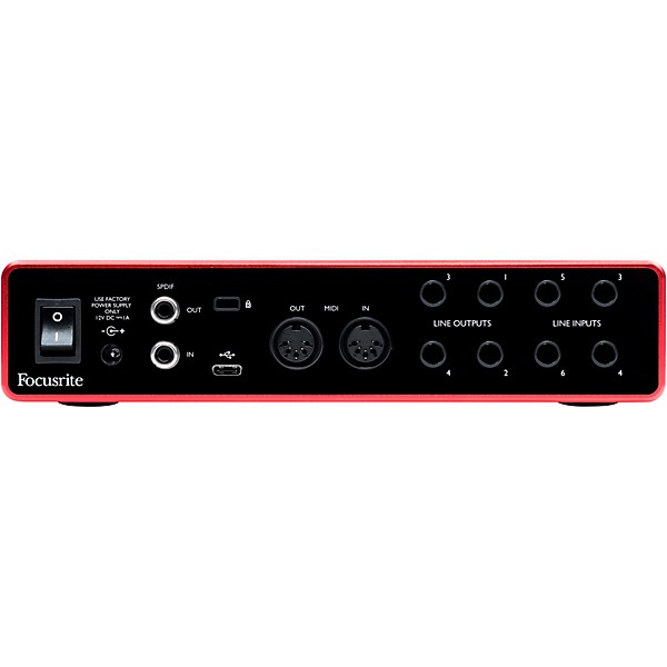 Focusrite Scarlett 8i6 USB Audio Interface Gen 3 | Guitar Center