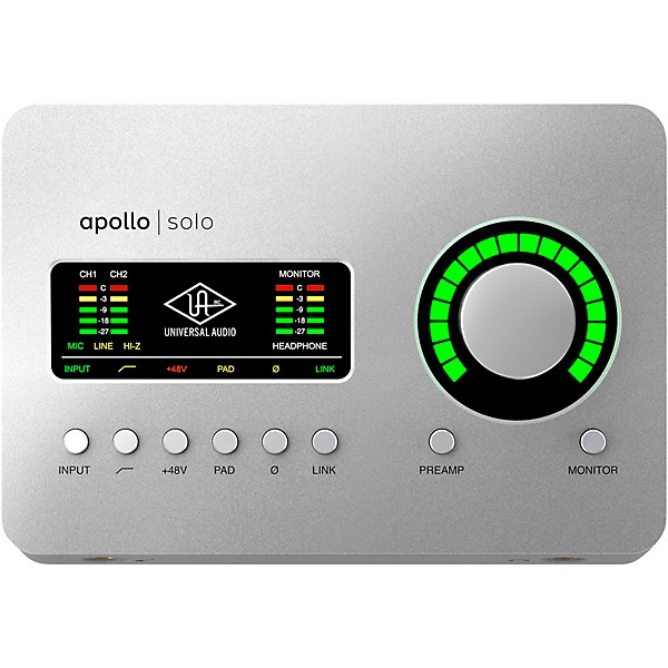 Universal Audio Apollo Solo Heritage Edition Thunderbolt 3 Audio