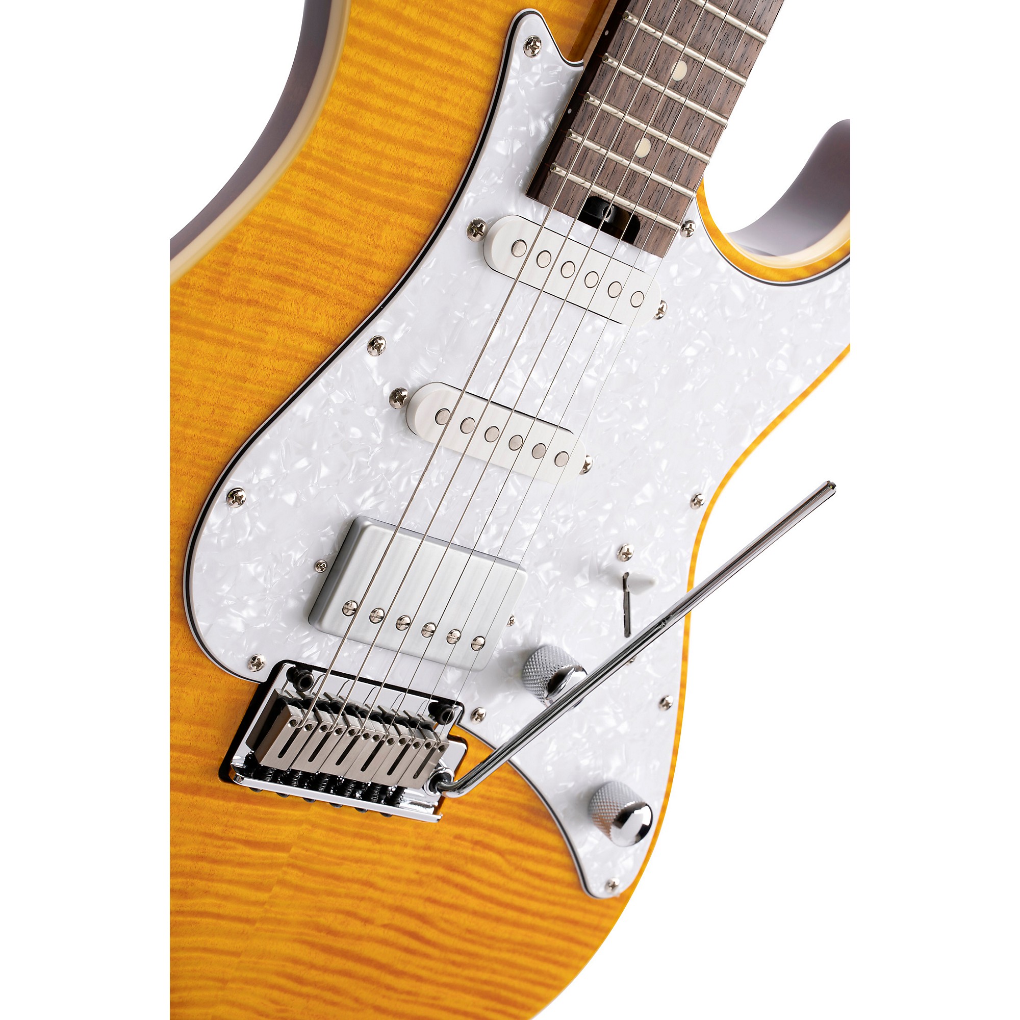 Cort G280 Select Flame Top Electric Guitar Amber | Guitar Center