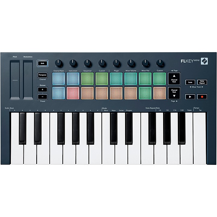 Novation FLkey Mini 25-Key MIDI Keyboard for FL Studio | Guitar Center