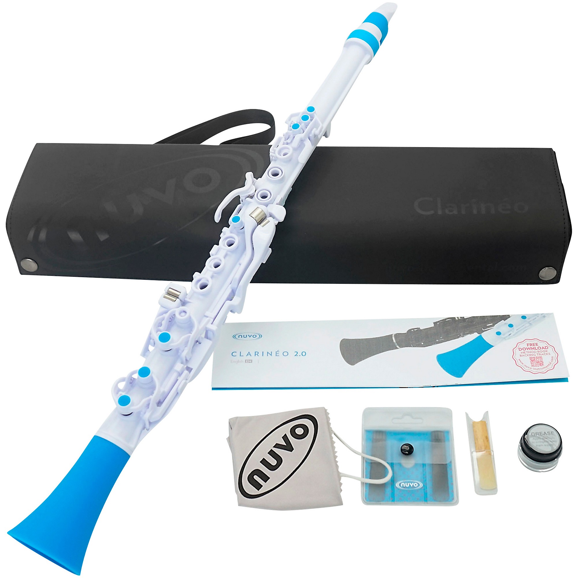 Nuvo Clarineo 2.0 White/Blue | Guitar Center