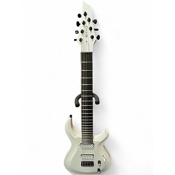 Used Kiesel crescent 7 white Solid Body Electric Guitar white