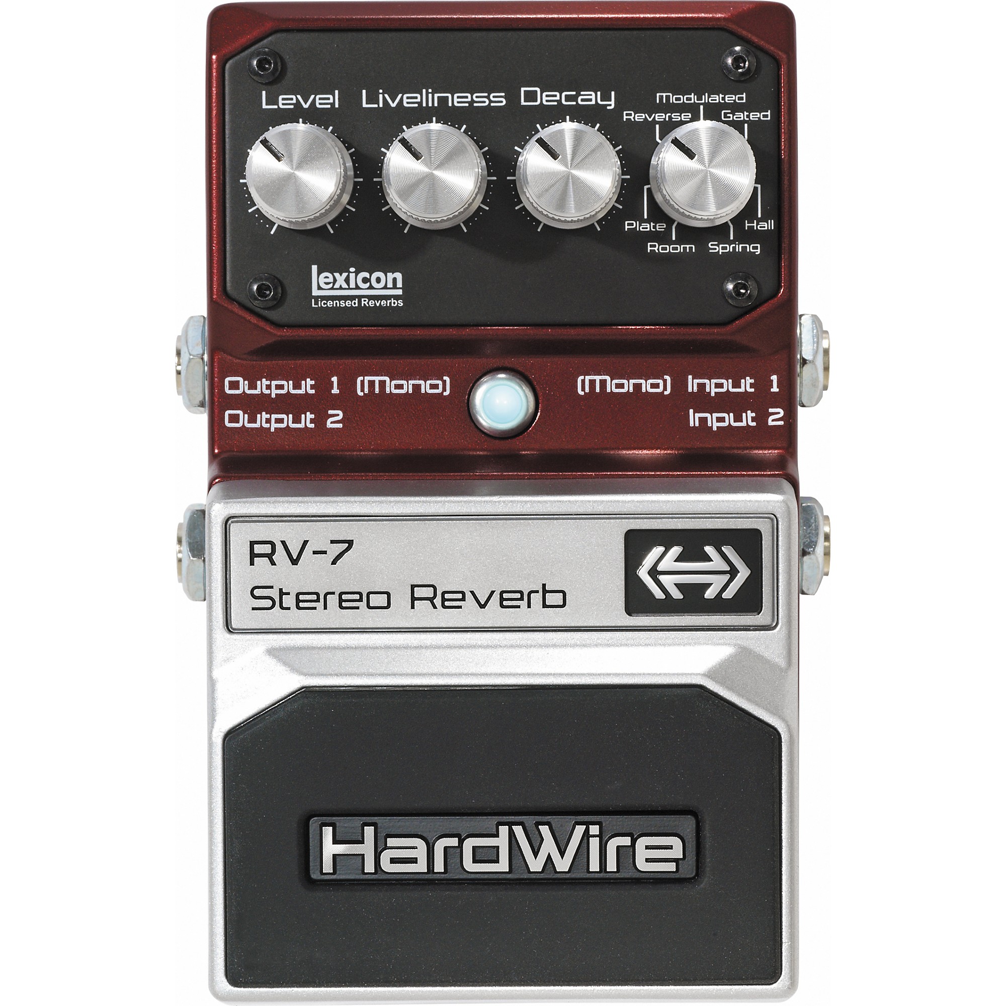 DigiTech Hardwire Series RV-7 Reverb Guitar Effects Pedal | Guitar