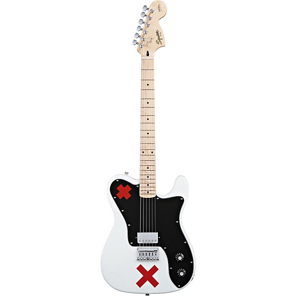 Squier Deryck Whibley Telecaster Electric Guitar Olympic White