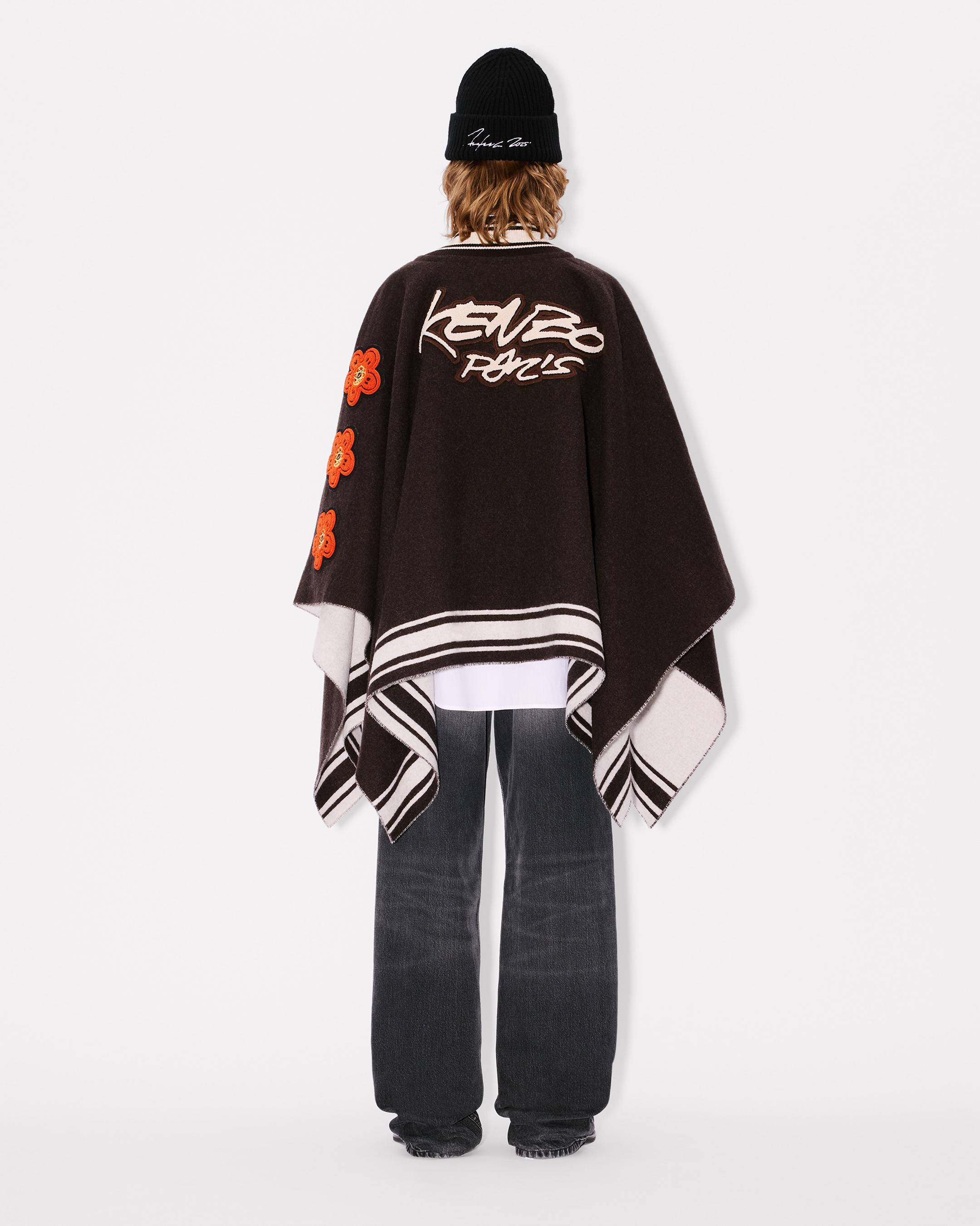 Kenzo x Futura 2000' ウール ポンチョ