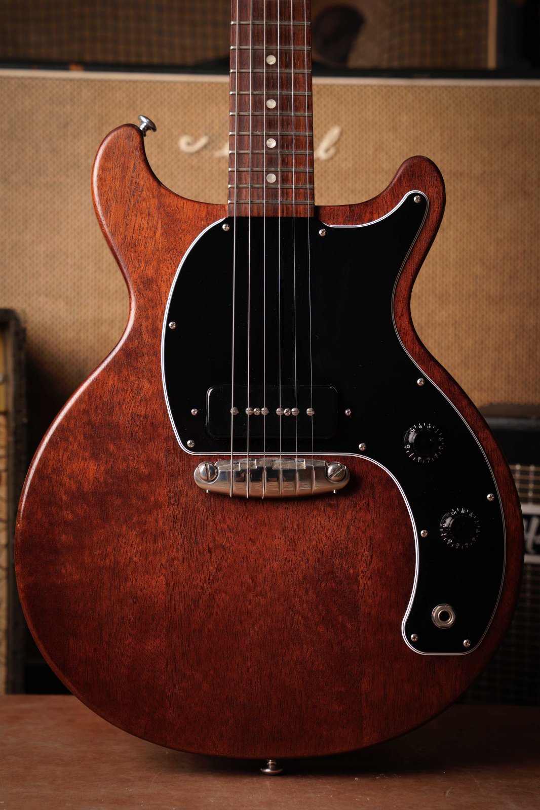 2019 Gibson Les Paul Junior Tribute DC Worn Brown