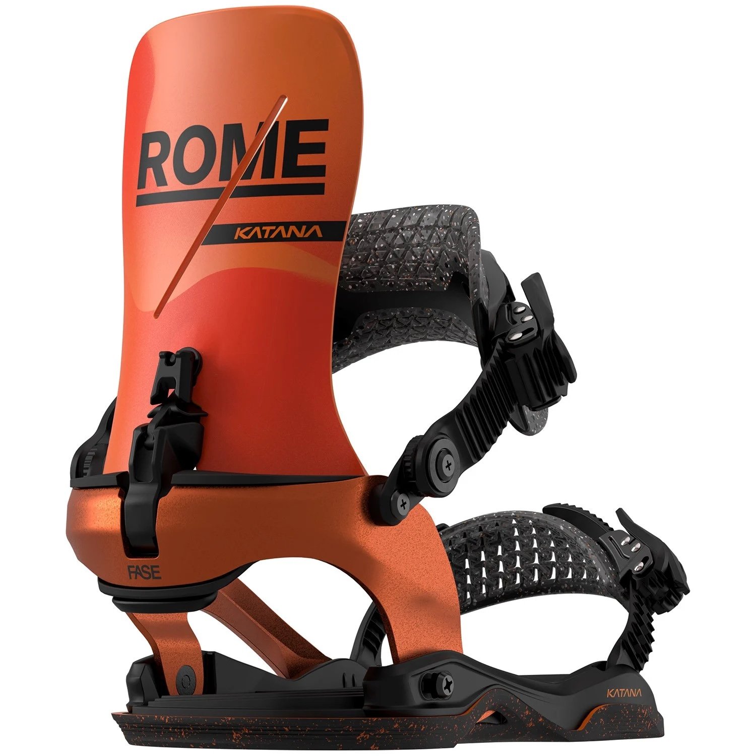Rome Katana AW FASE Snowboard Bindings - Orange